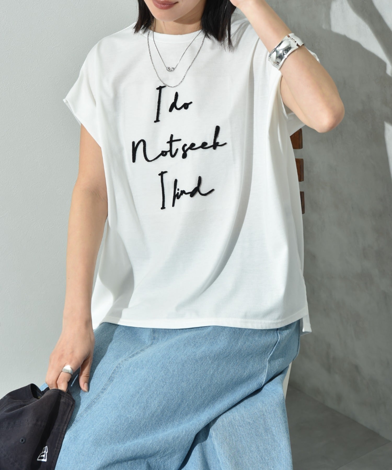 インタープラネット INTERPLANET TC天竺歯ブラシ刺繍ロゴT （ブラック） ブラック