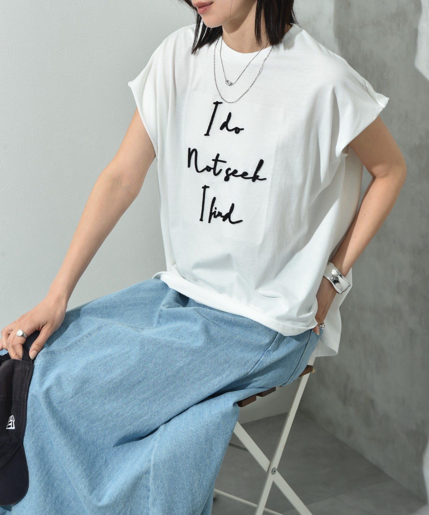 インタープラネット INTERPLANET TC天竺歯ブラシ刺繍ロゴT （ブラック） ブラック