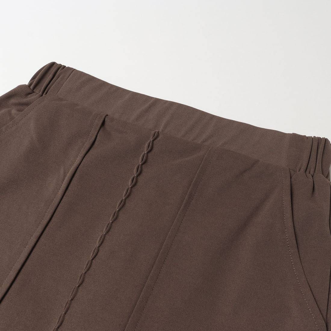 インタープラネット INTERPLANET ジャージーピンタックナロースカート （ブラック） ブラック