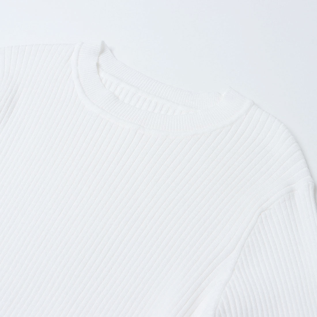 インタープラネット INTERPLANET 【CLOCHE】5分袖リブゴールド釦プルオーバー （ブラック） ブラック