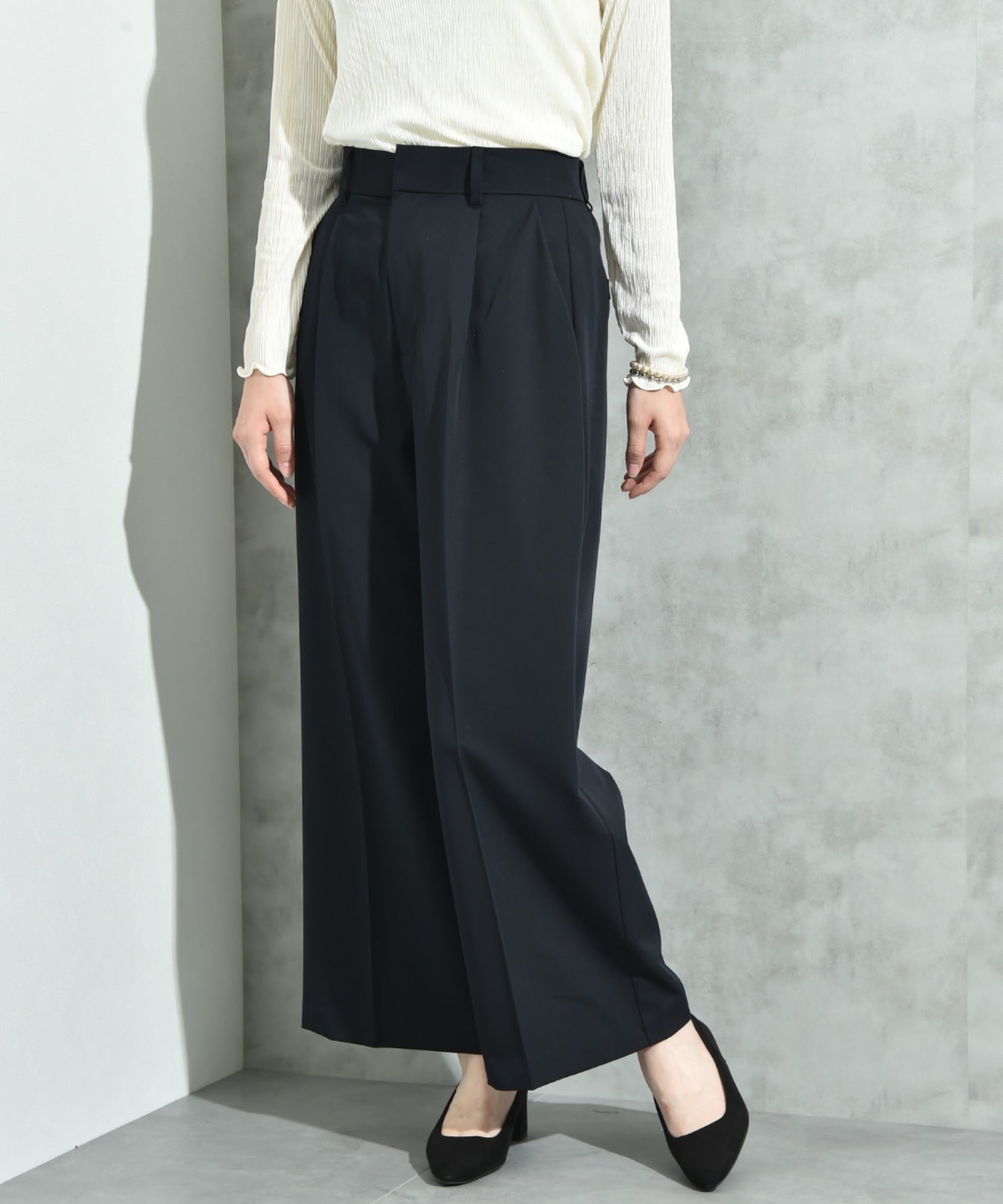 インタープラネット INTERPLANET T／Rサイロ2WAYツイルパンツ （ネイビー） ネイビー