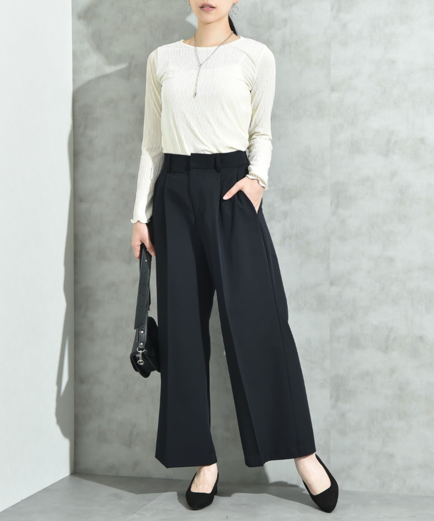 インタープラネット INTERPLANET T／Rサイロ2WAYツイルパンツ （ネイビー） ネイビー