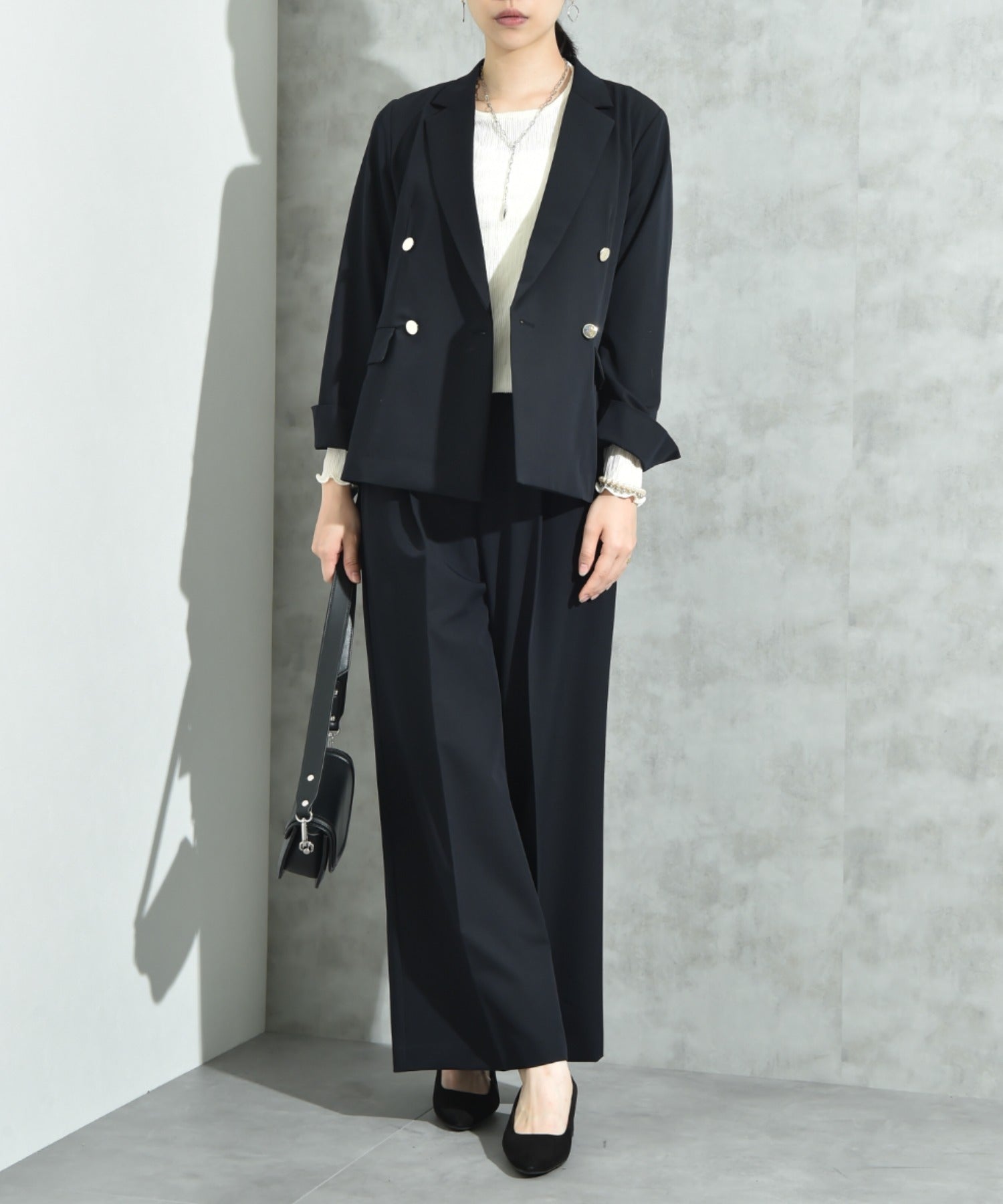 インタープラネット INTERPLANET T／Rサイロ2WAYツイルパンツ （ネイビー） ネイビー