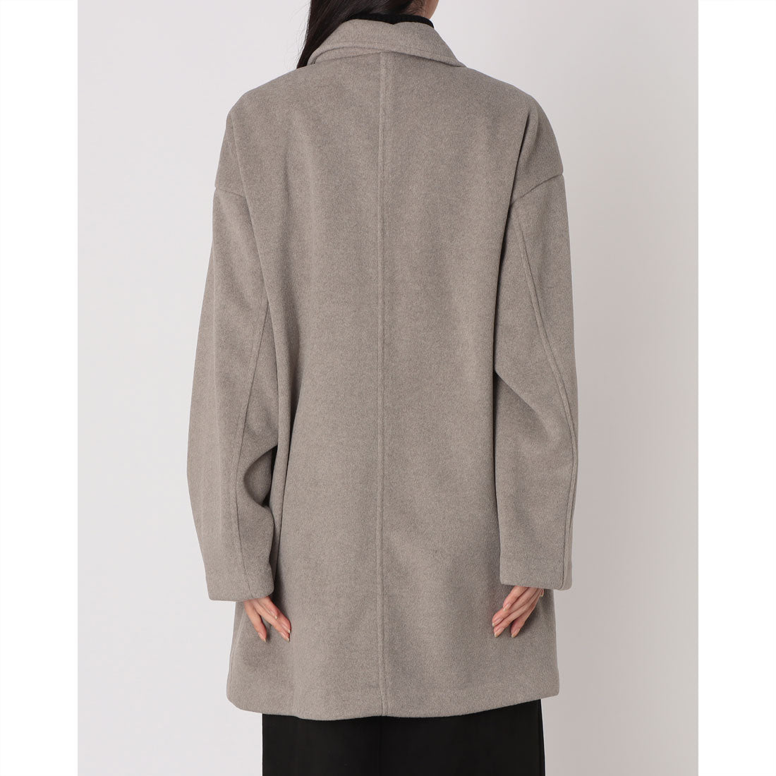 インタープラネット INTERPLANET ニットビーバーピーコート （グレー） グレー