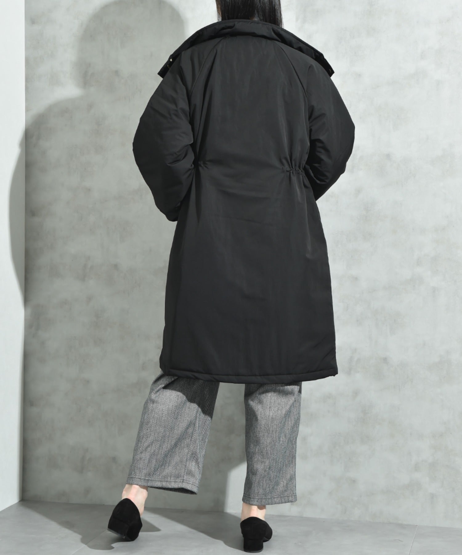 インタープラネット INTERPLANET ウ゛ィンテージクロスZIPロングコート （ブラック） ブラック