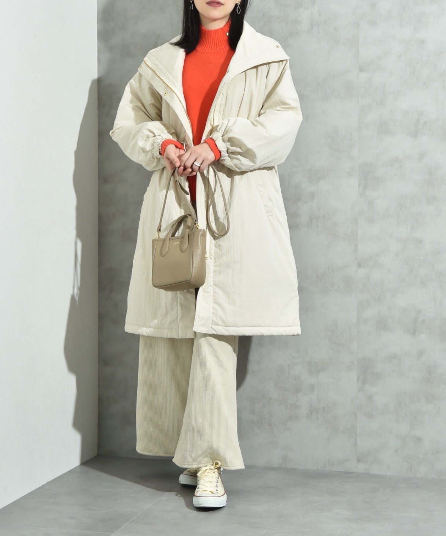 インタープラネット INTERPLANET ウ゛ィンテージクロスZIPロングコート （ブラック） ブラック