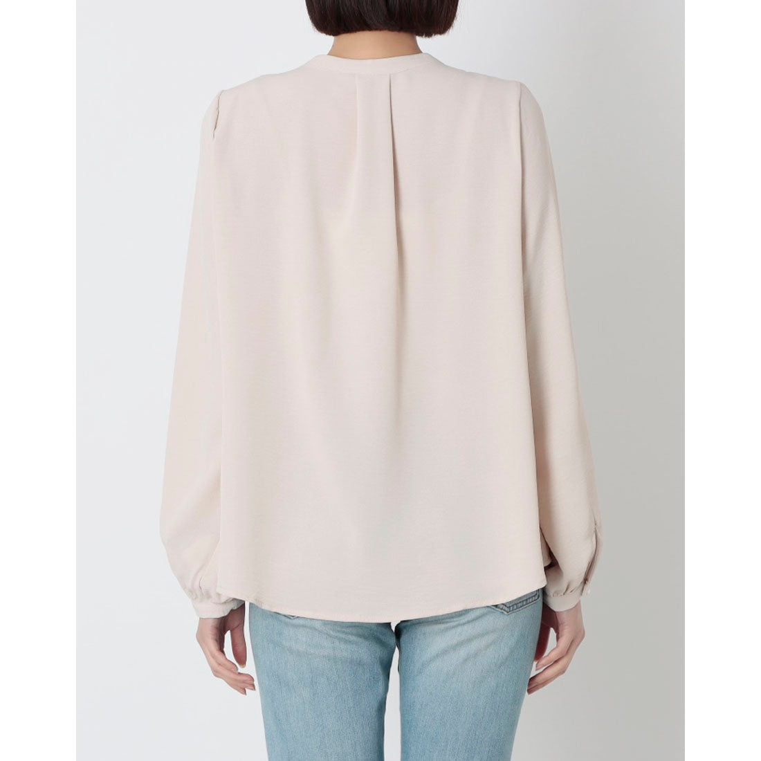 インタープラネット INTERPLANET ポーラピンタックブラウス （ブラック） ブラック