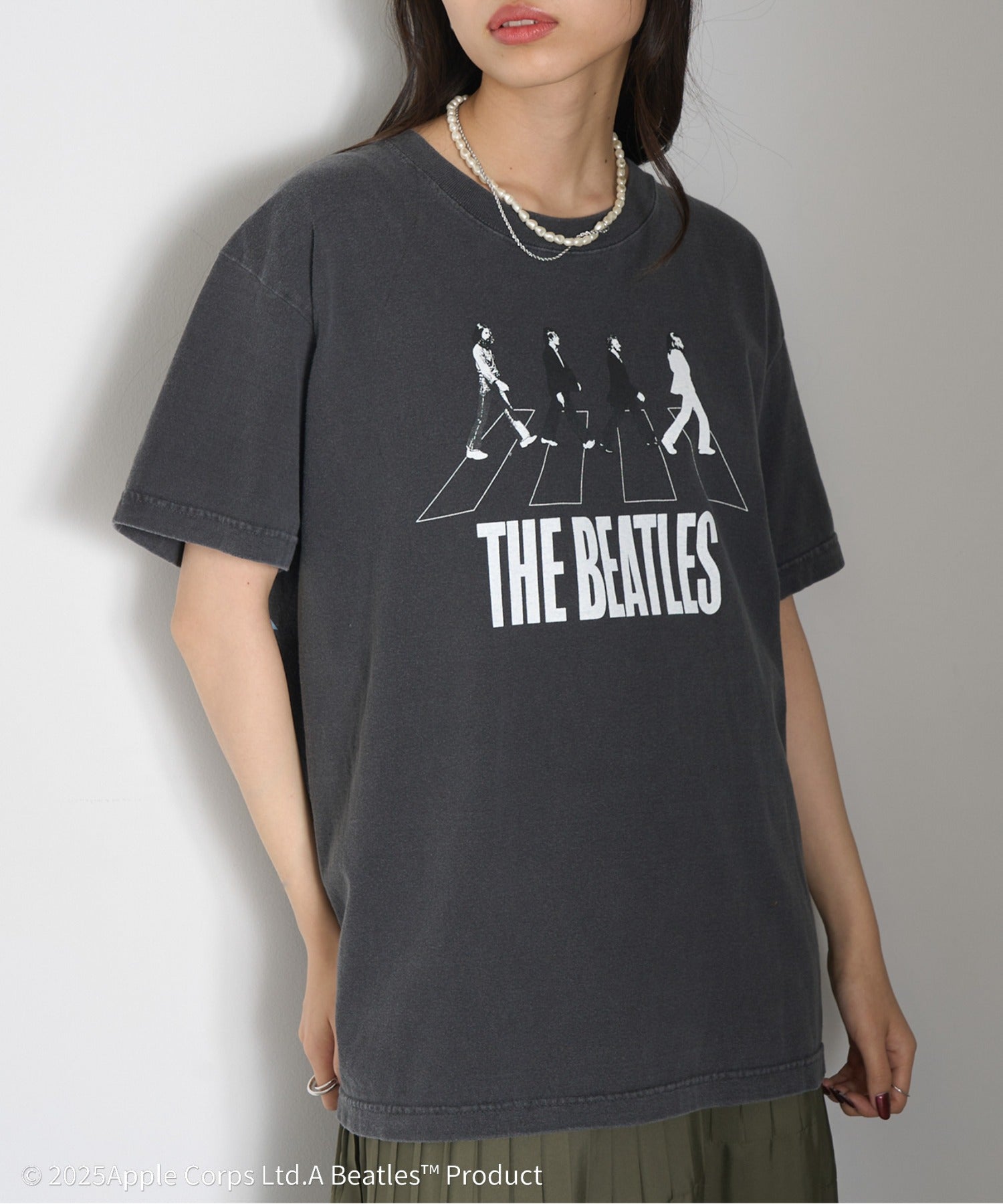 グッドロックスピード GOOD ROCK SPEED バンドTシャツ THE BEATLES （チャコールグレー） チャコールグレー