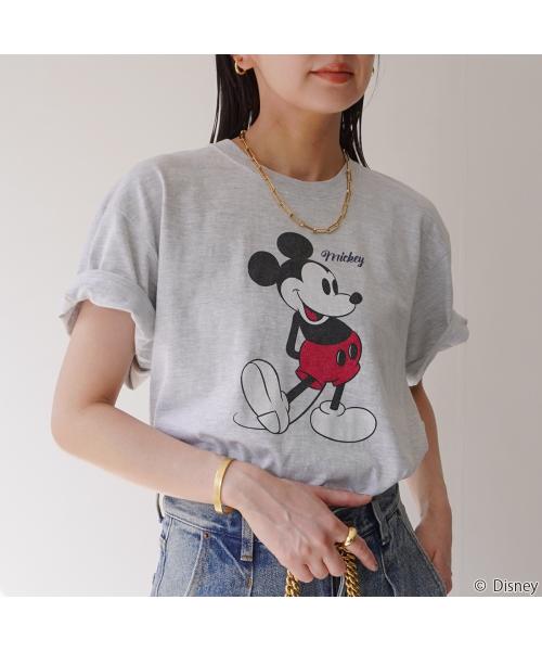 GOODROCKSPEED 半袖Tシャツ / MICKEY MOUSE / DESING 25FDS002W （ネイビー） ネイビー