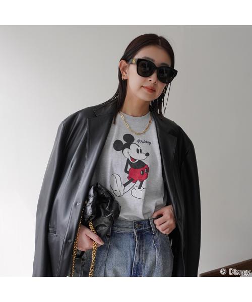 GOODROCKSPEED 半袖Tシャツ / MICKEY MOUSE / DESING 25FDS002W （ネイビー） ネイビー