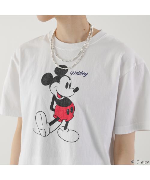 GOODROCKSPEED 半袖Tシャツ / MICKEY MOUSE / DESING 25FDS002W （ネイビー） ネイビー