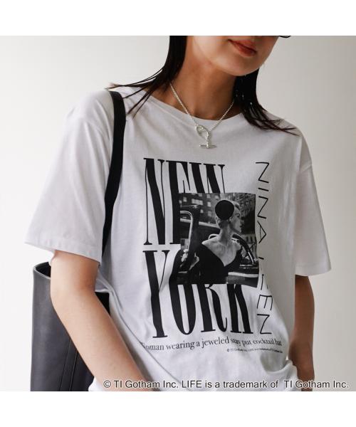 GOODROCKSPEED 半袖Tシャツ 25LIF005W フォトプリント （ホワイト） ホワイト