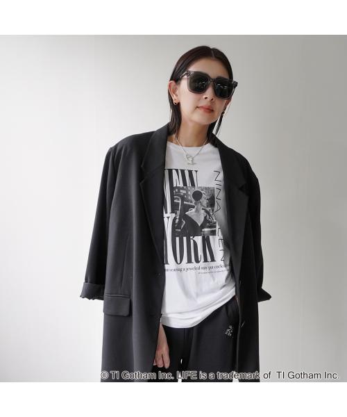 GOODROCKSPEED 半袖Tシャツ 25LIF005W フォトプリント （ホワイト） ホワイト
