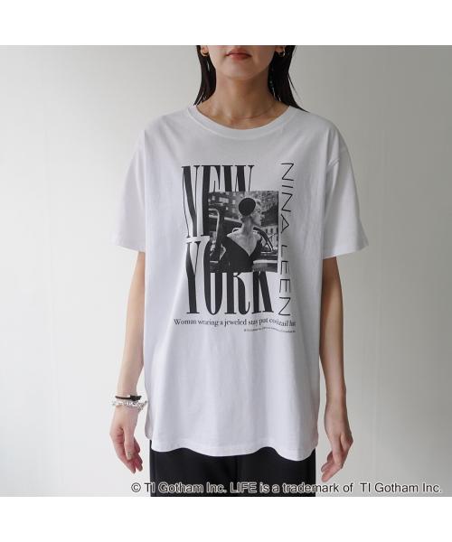 GOODROCKSPEED 半袖Tシャツ 25LIF005W フォトプリント （ホワイト） ホワイト