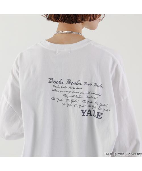 GOODROCKSPEED Tシャツ 25YAL003W YALE UNIVERSITY 長袖 （ホワイト） ホワイト
