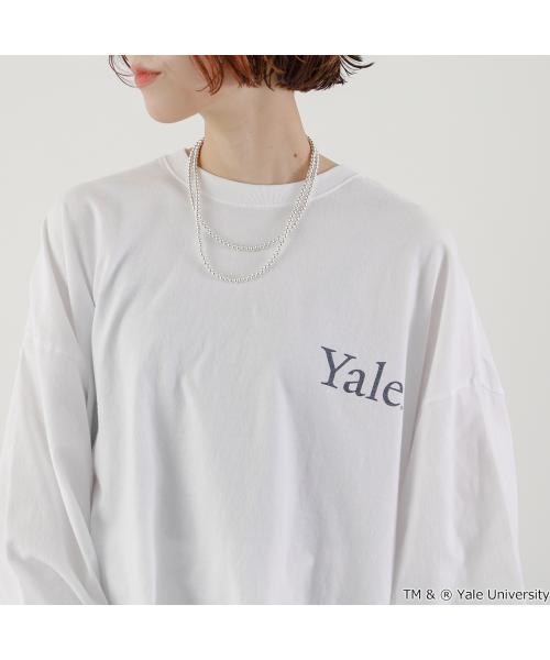 GOODROCKSPEED Tシャツ 25YAL003W YALE UNIVERSITY 長袖 （ホワイト） ホワイト