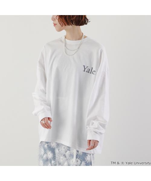 GOODROCKSPEED Tシャツ 25YAL003W YALE UNIVERSITY 長袖 （ホワイト） ホワイト
