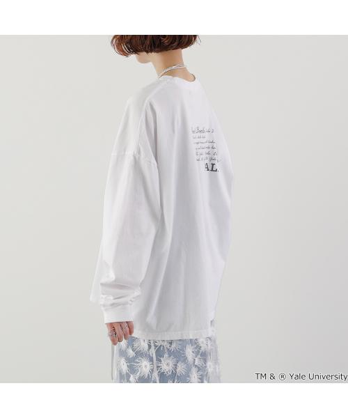 GOODROCKSPEED Tシャツ 25YAL003W YALE UNIVERSITY 長袖 （ホワイト） ホワイト