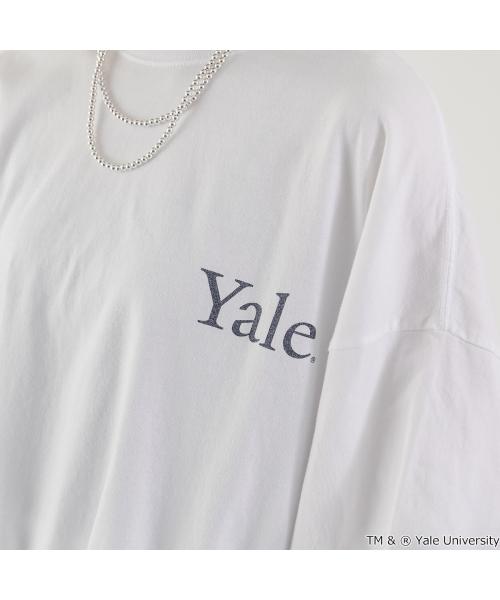 GOODROCKSPEED Tシャツ 25YAL003W YALE UNIVERSITY 長袖 （ホワイト） ホワイト