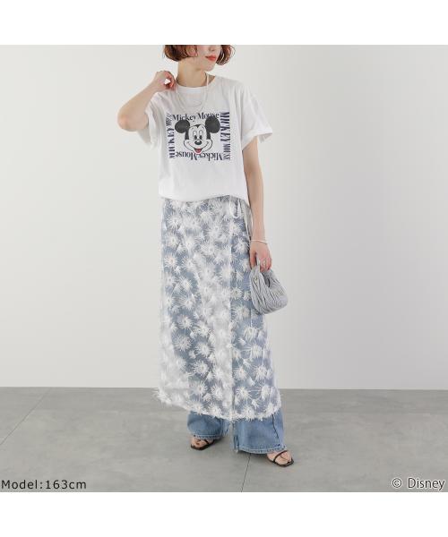 GOODROCKSPEED 半袖Tシャツ / MICKEY MOUSE / DESING 25FDS003W （ネイビー） ネイビー