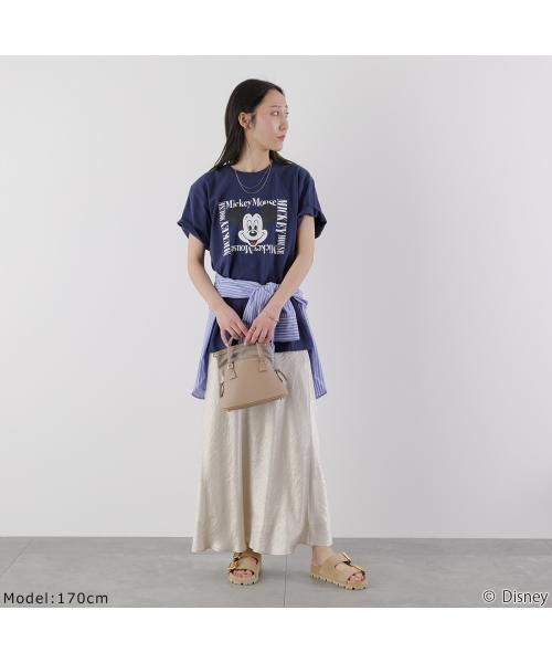 GOODROCKSPEED 半袖Tシャツ / MICKEY MOUSE / DESING 25FDS003W （ネイビー） ネイビー