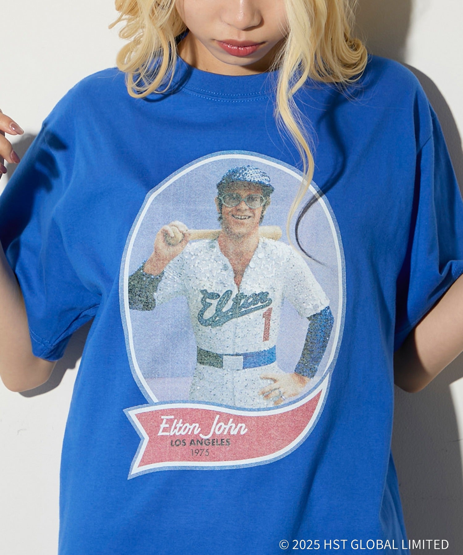 グッドロックスピード GOOD ROCK SPEED バンドTシャツ ELTON JOHN （ブルー） ブルー
