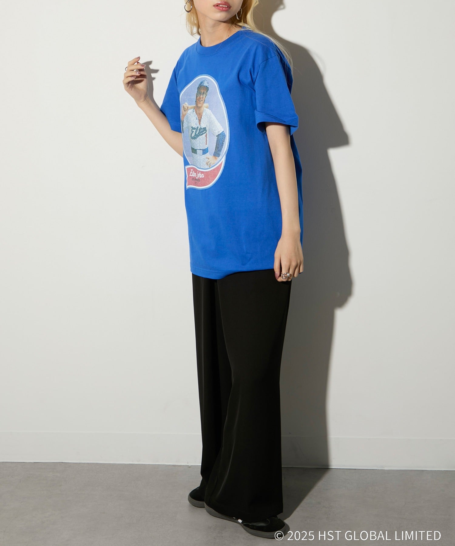 グッドロックスピード GOOD ROCK SPEED バンドTシャツ ELTON JOHN （ブルー） ブルー