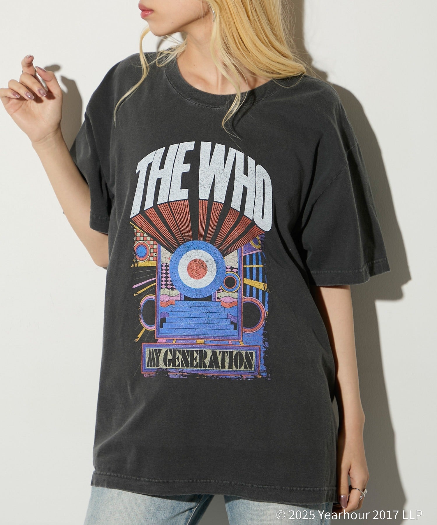 グッドロックスピード GOOD ROCK SPEED バンドTシャツ THE WHO （チャコールグレー） チャコールグレー