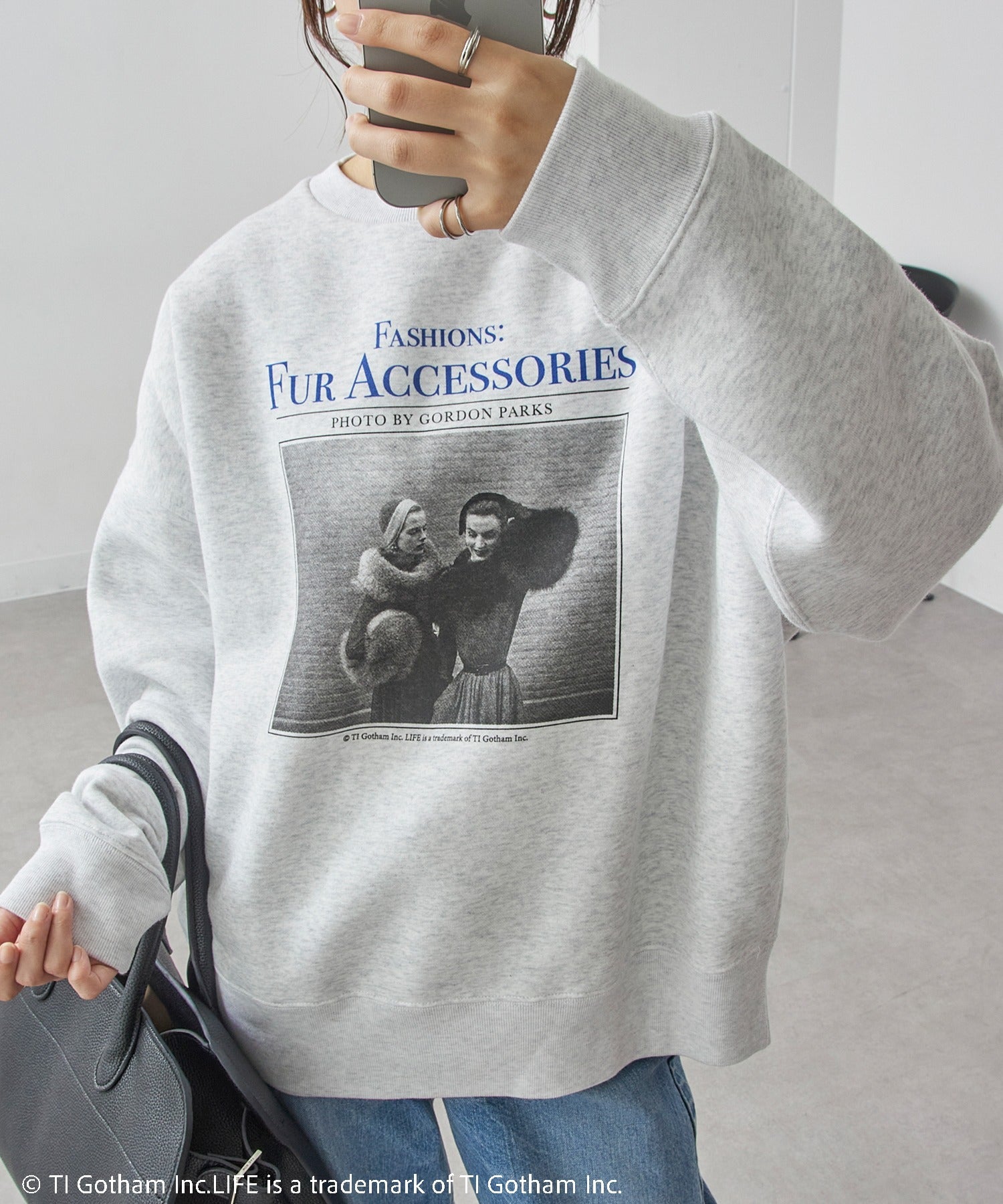 グッドロックスピード GOOD ROCK SPEED LIFE クルーネックスウェット （アッシュ） アッシュ