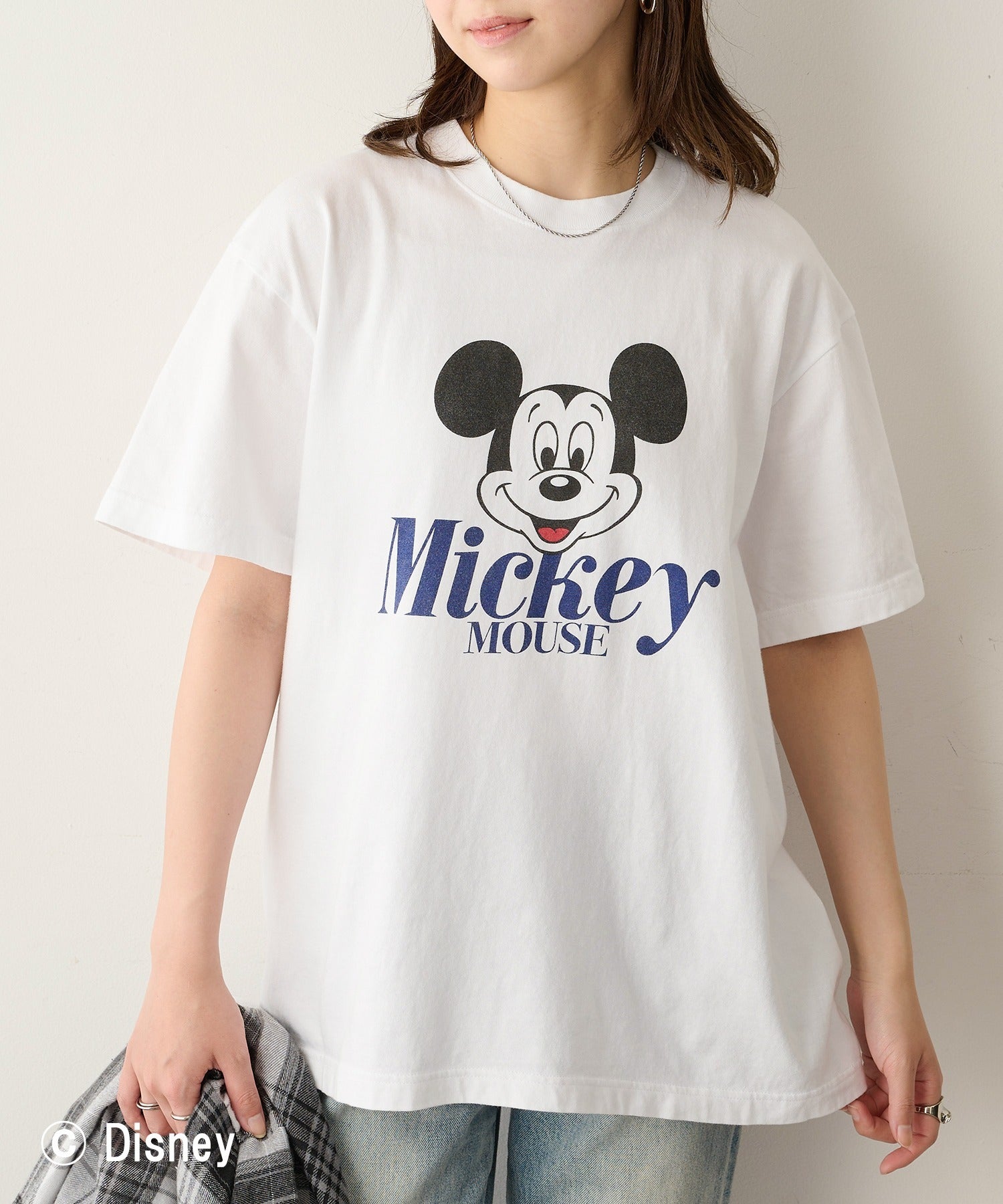 グッドロックスピード GOOD ROCK SPEED Disney / Mickey Mouse ミッキーマウス / Tシャツ （ホワイト） ホワイト