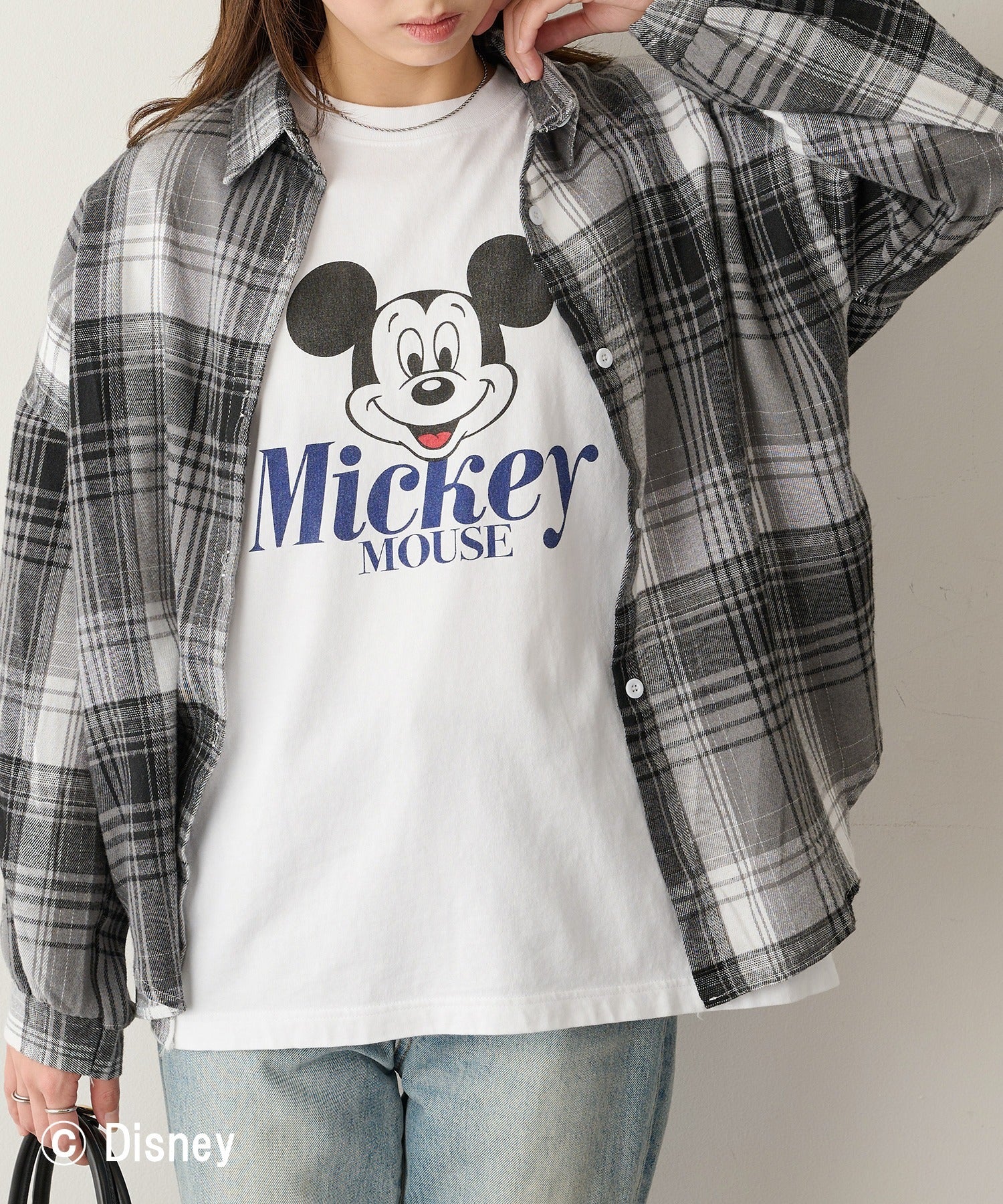 グッドロックスピード GOOD ROCK SPEED Disney / Mickey Mouse ミッキーマウス / Tシャツ （ホワイト） ホワイト