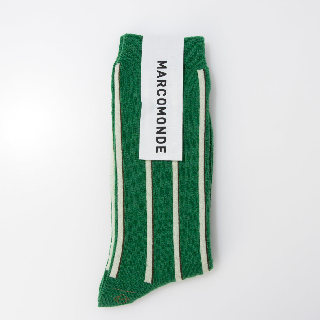 マルコモンド MARCOMONDE ストライプソックス SC25A-009 ”Turkey” pattern 09 靴下 ソックス （グリーン） グリーン