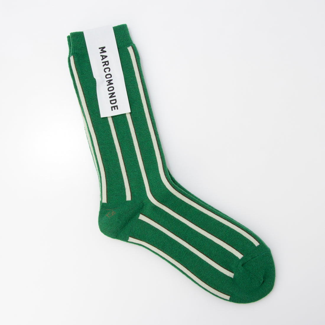 マルコモンド MARCOMONDE ストライプソックス SC25A-009 ”Turkey” pattern 09 靴下 ソックス （グリーン） グリーン