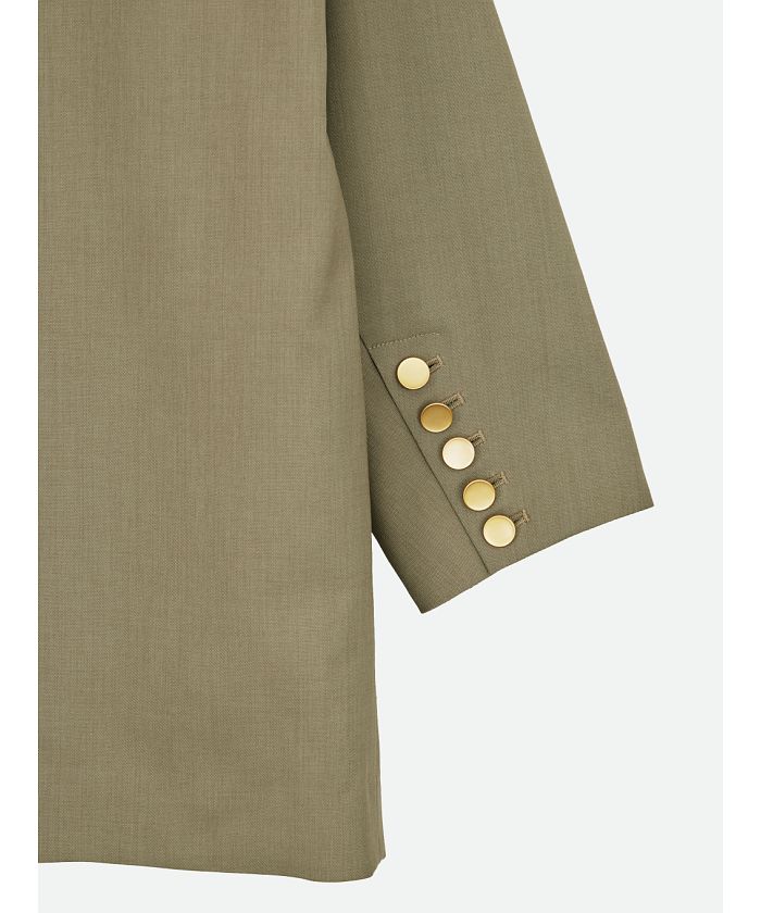 ナウンレス NOUNLESS SHOULDER SLIT BLAZER JACKET （BEIGE） BEIGE