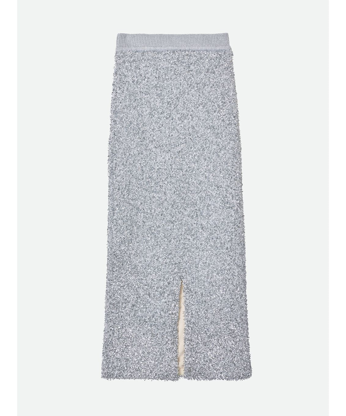 ナウンレス NOUNLESS GLITTER TAPE YARN KNIT SKIRT （GOLD） GOLD