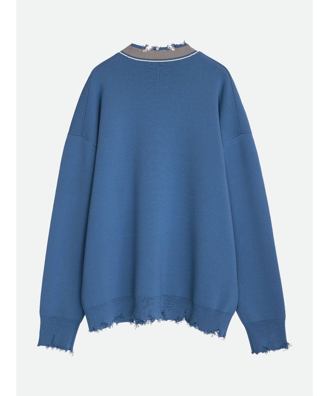 ナウンレス NOUNLESS 【セットアップ対応商品】GRUNGE TILDEN KNIT CARDIGAN （BLUE） BLUE