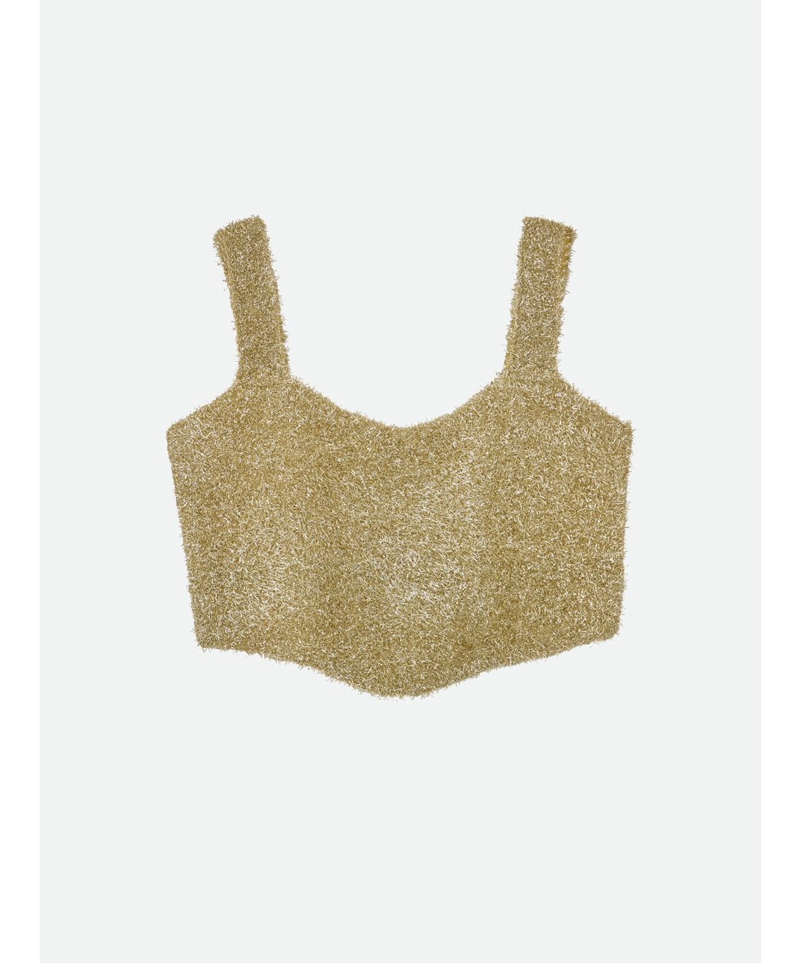 ナウンレス NOUNLESS GLITTER KNIT BUSTIER