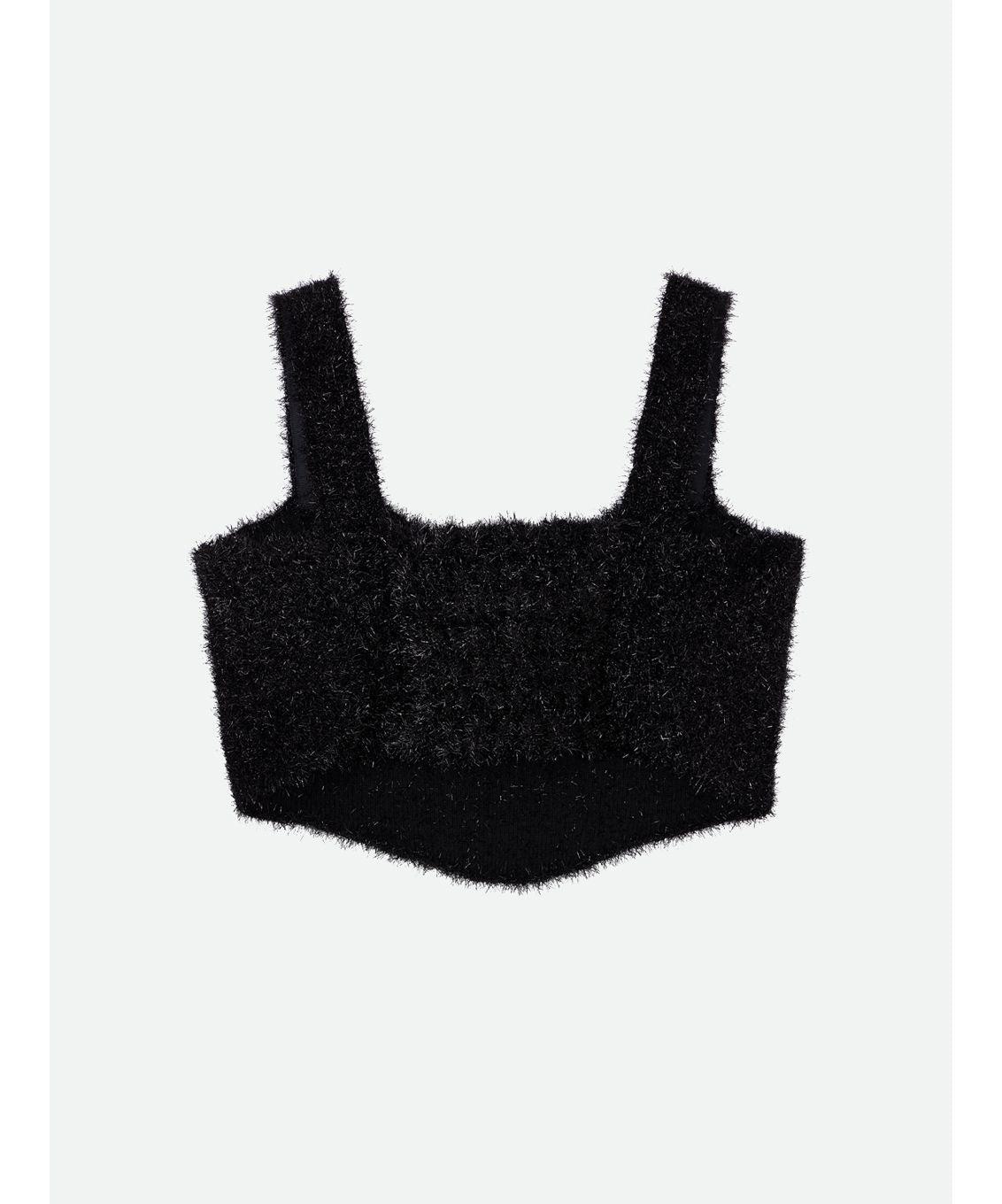 ナウンレス NOUNLESS GLITTER KNIT BUSTIER