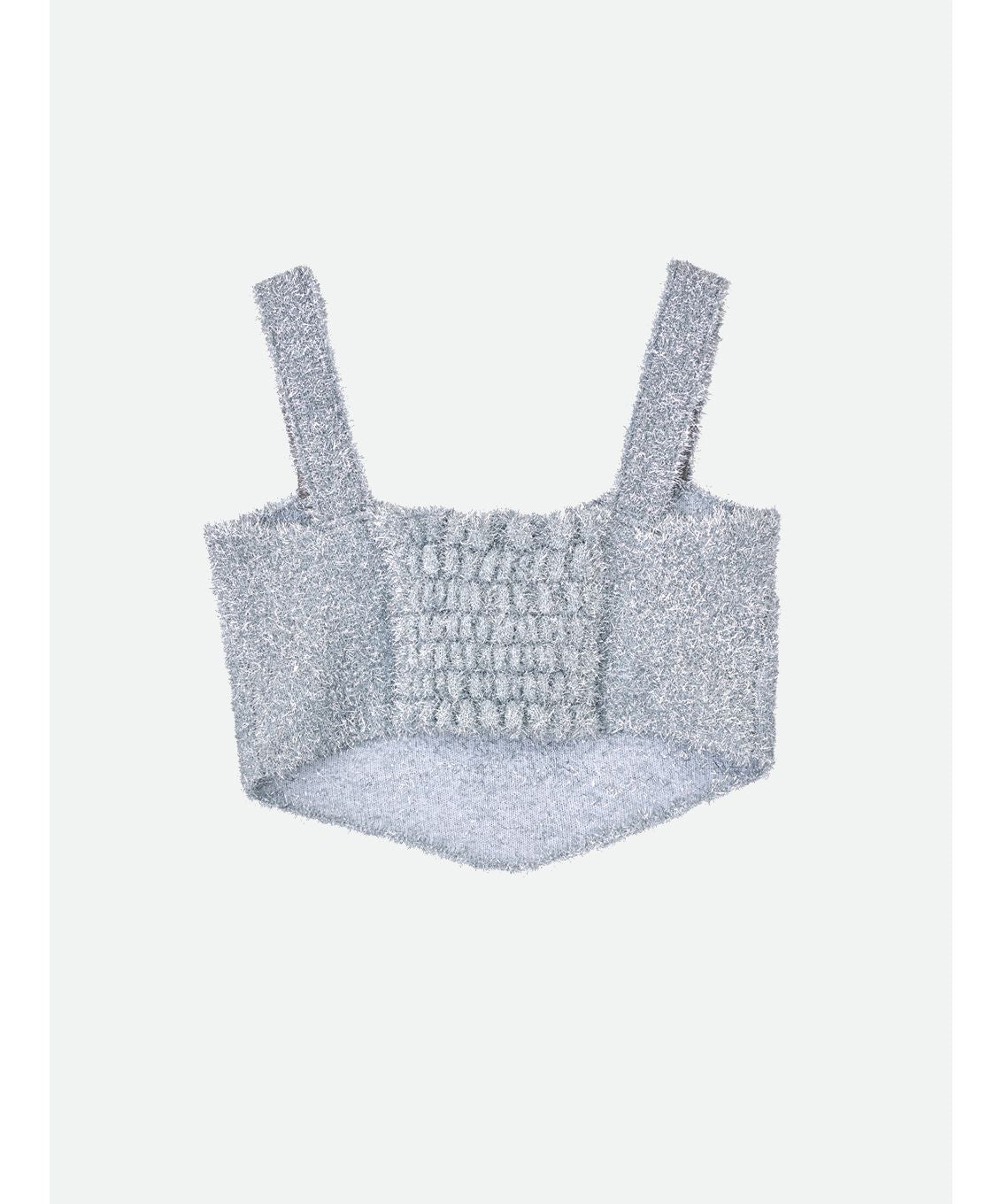 ナウンレス NOUNLESS GLITTER KNIT BUSTIER
