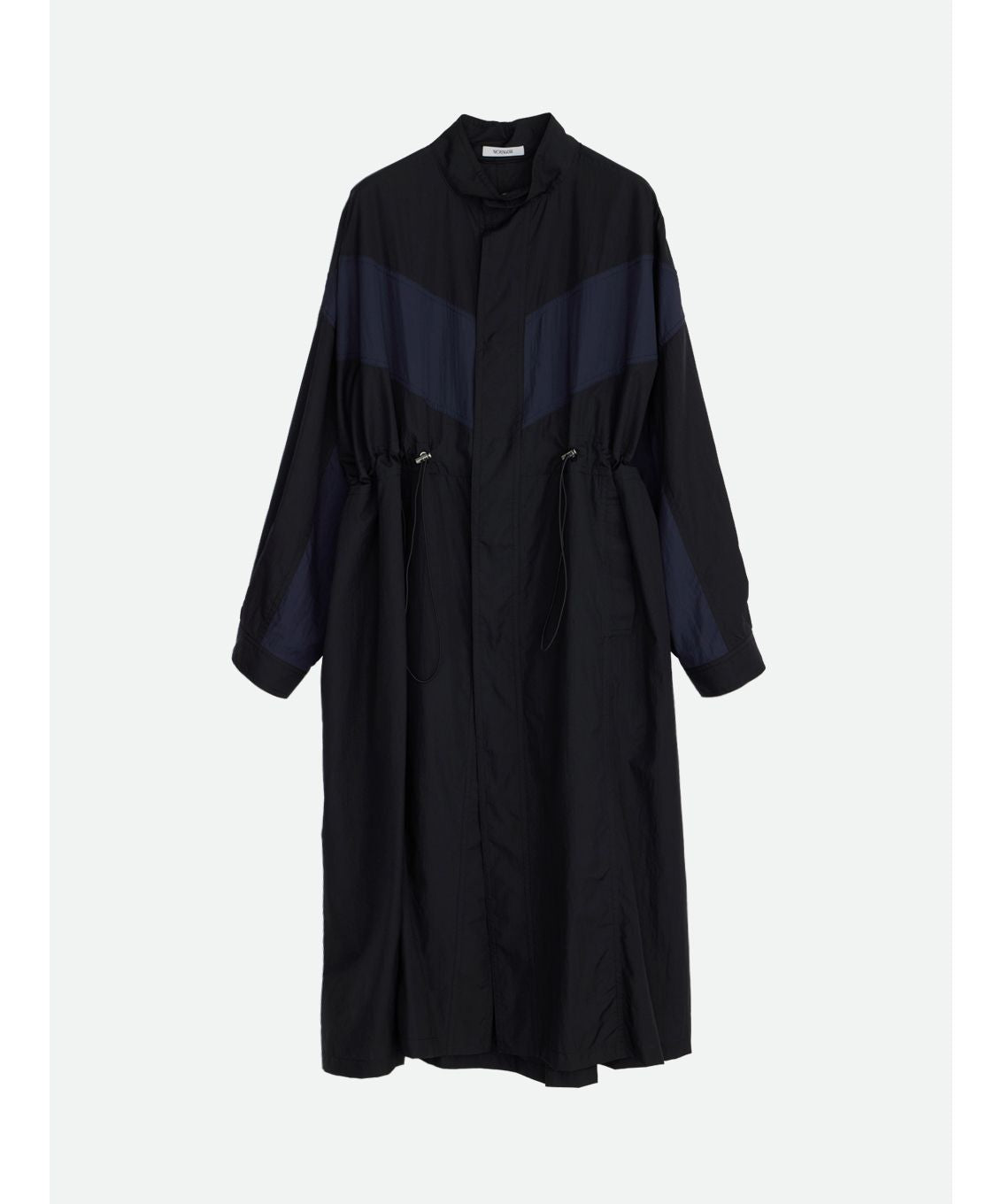 NOUNLESS SHEER DRAWSTRING OVER COAT