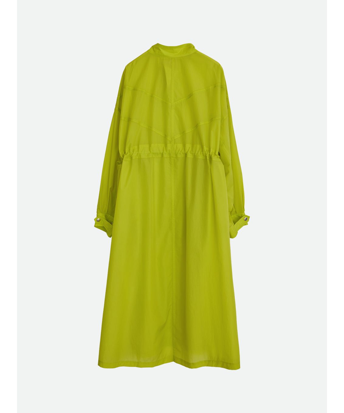 NOUNLESS SHEER DRAWSTRING OVER COAT