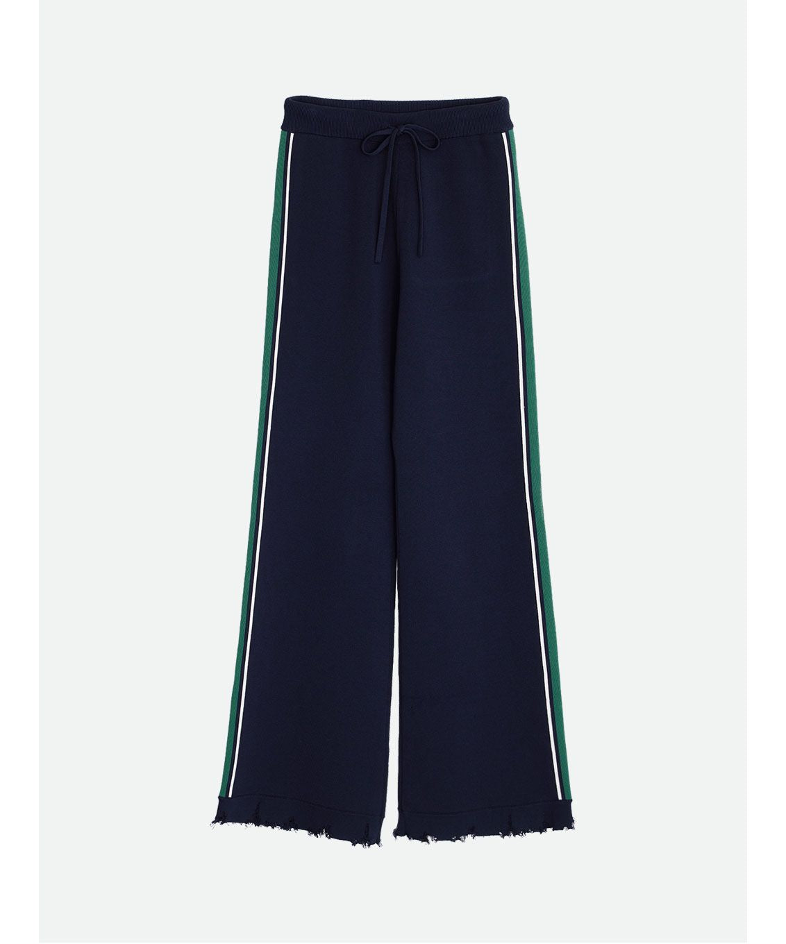 ナウンレス NOUNLESS 【セットアップ対応商品】GRUNGE TRACK KNIT PANTS （NAVY） NAVY