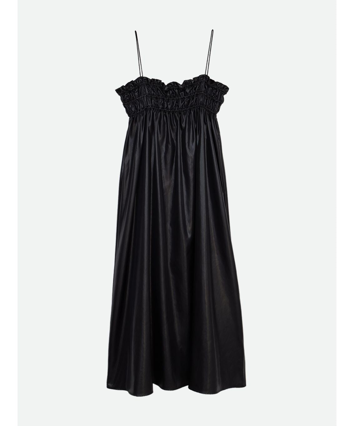 ナウンレス NOUNLESS GLITTER GATHER ROUGH CAMI DRESS （SILVER） SILVER