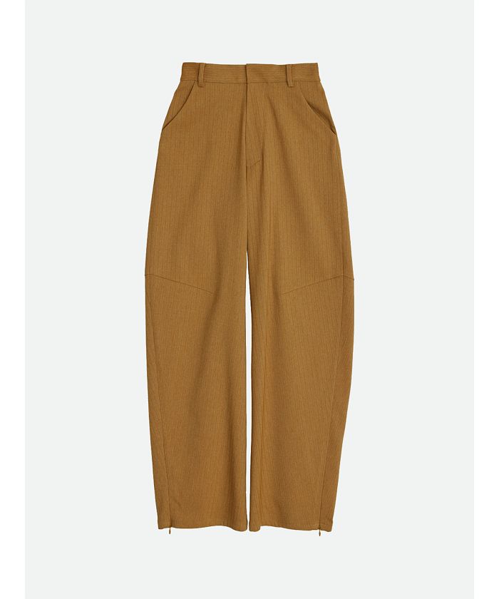 ナウンレス NOUNLESS RETRO ROUND SLIT PANTS （CORK） CORK