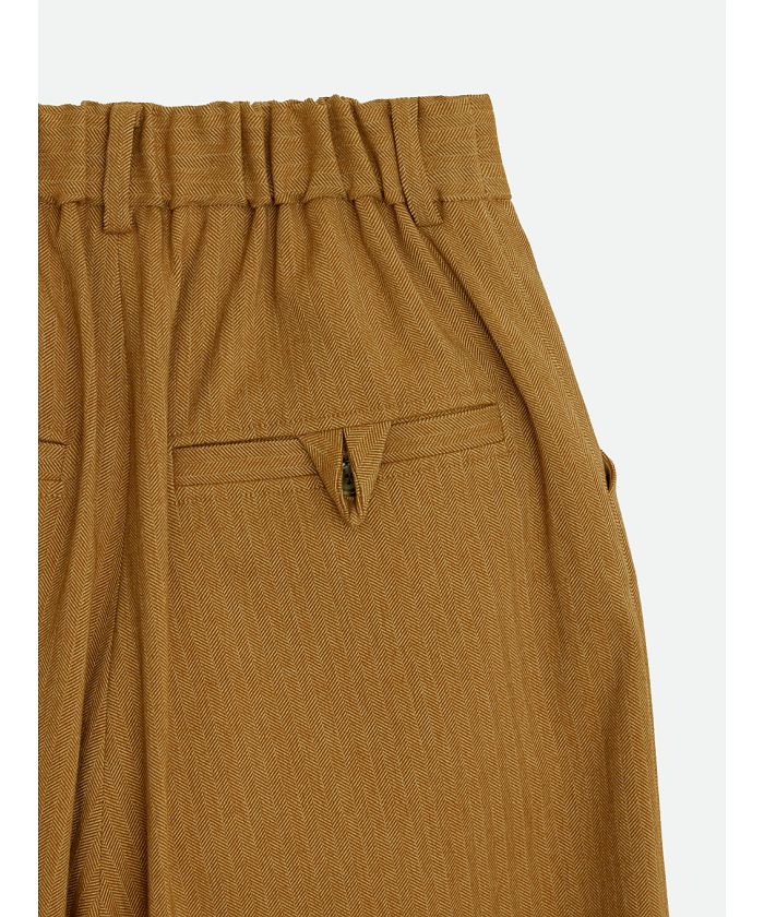 ナウンレス NOUNLESS RETRO ROUND SLIT PANTS （CORK） CORK