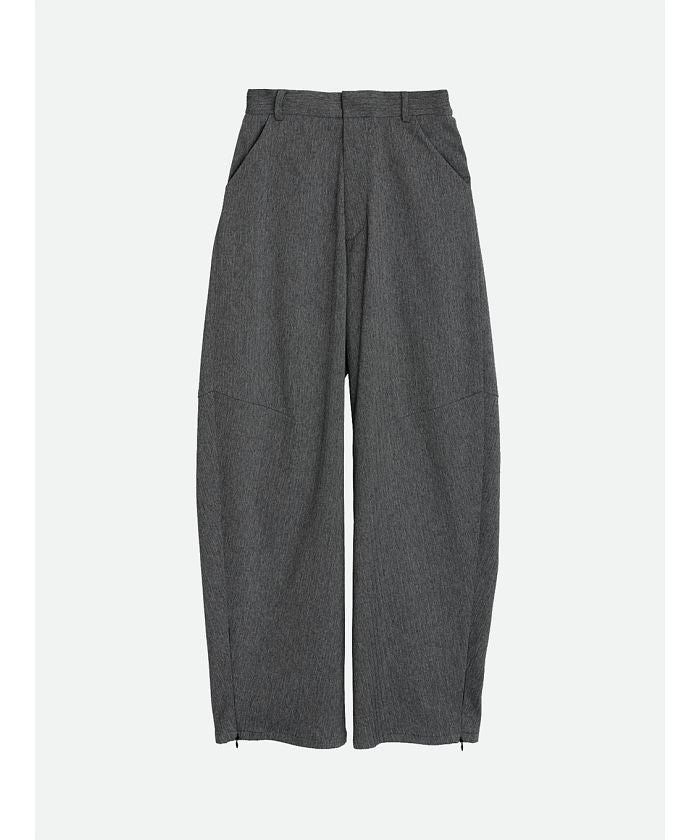 ナウンレス NOUNLESS RETRO ROUND SLIT PANTS （GRAY） GRAY
