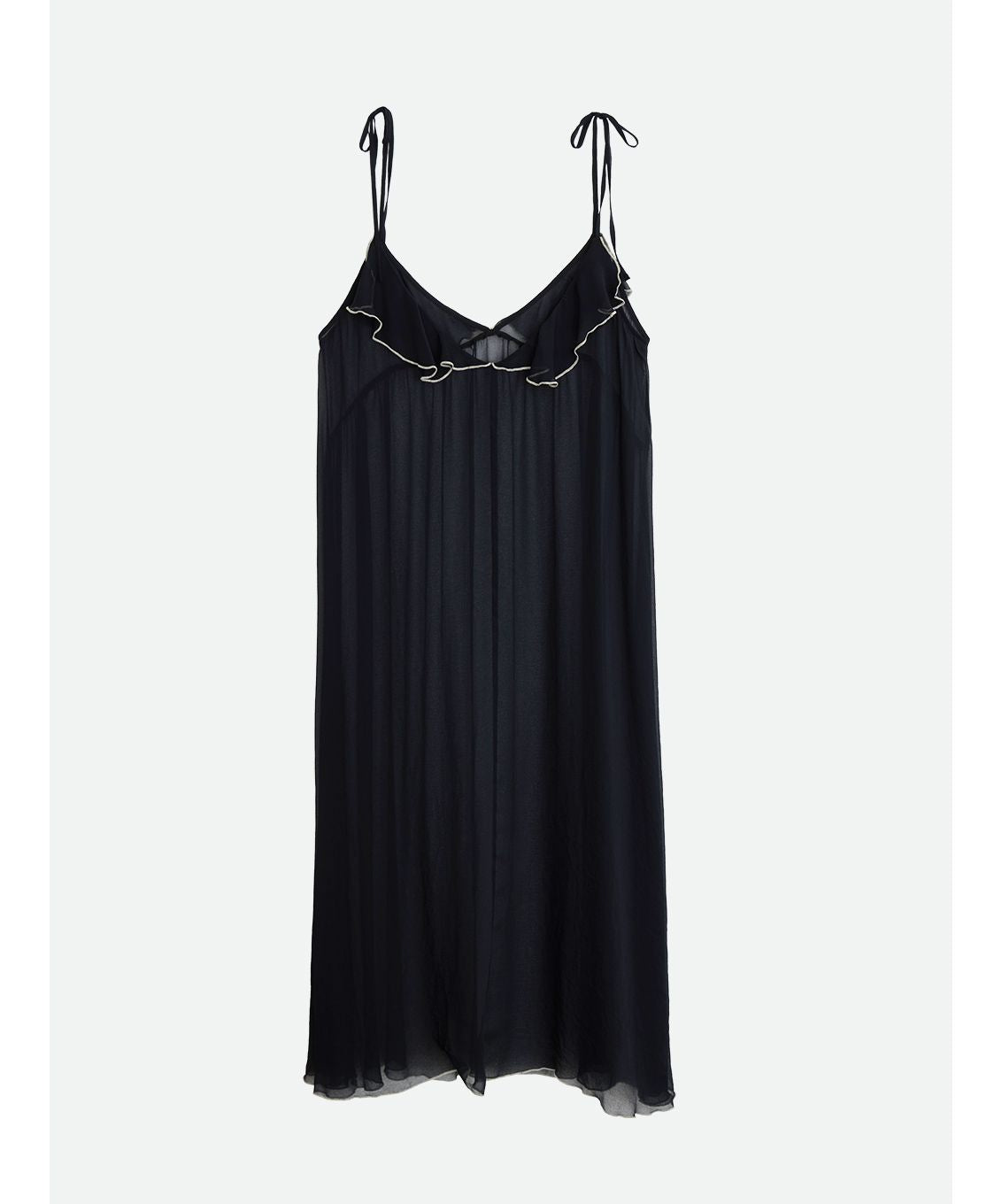 ナウンレス NOUNLESS AIRY SHEER LOOSE DRESS （LIME） LIME