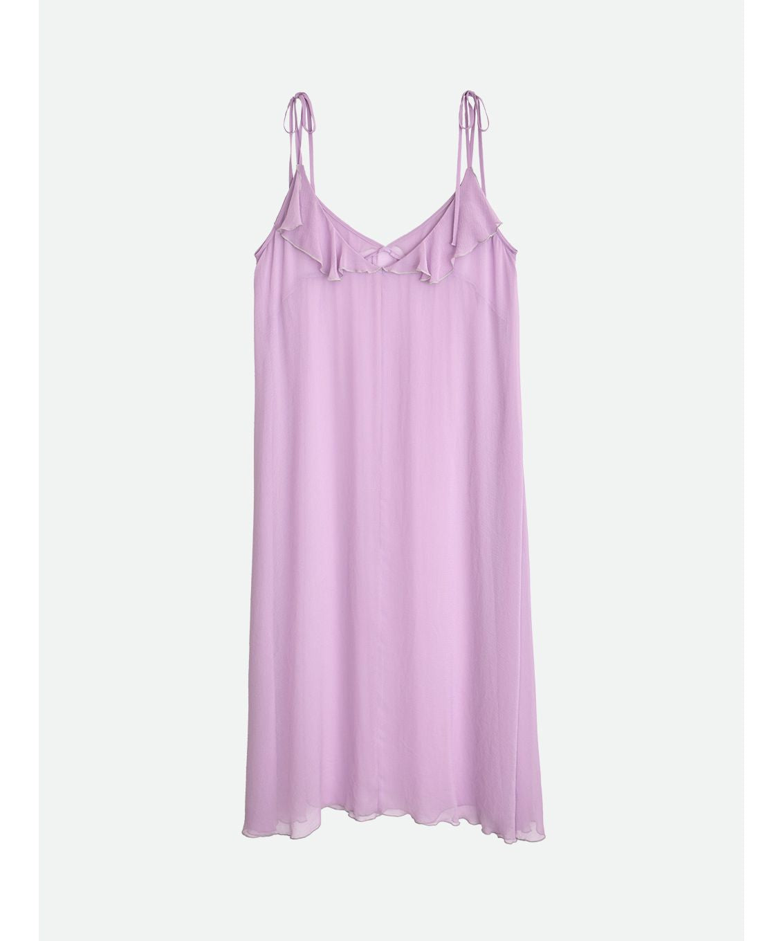ナウンレス NOUNLESS AIRY SHEER LOOSE DRESS （LIME） LIME