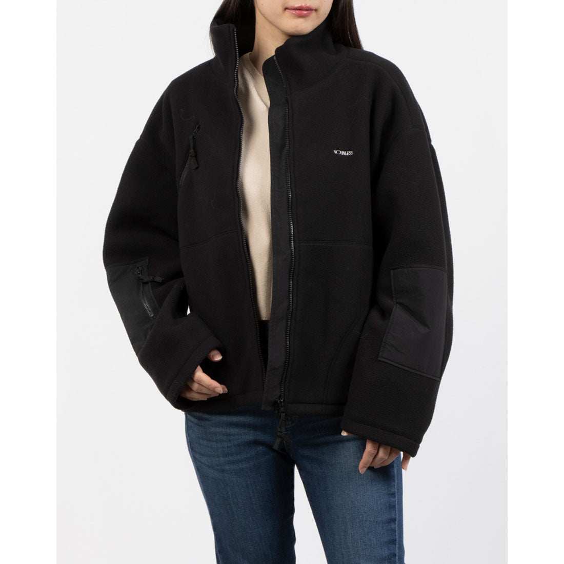 ナウンレス NOUNLESS NOUNLESS OVER FLEECE JACKET