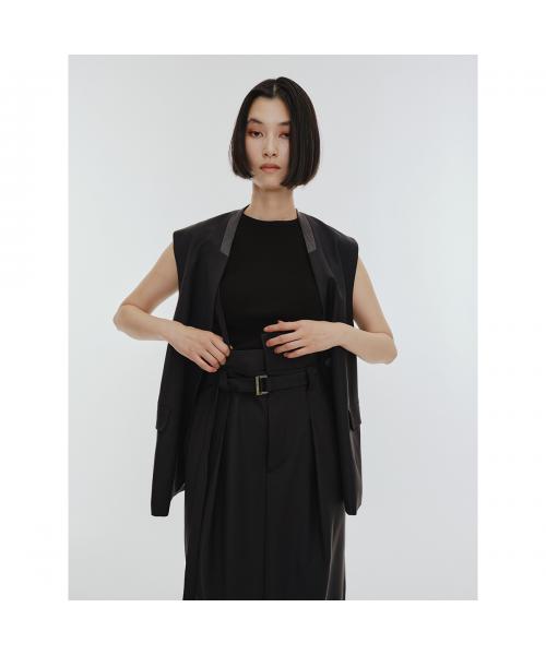 IORE スカート SUSPENDERS SKIRT  IOR24AW-SK-001 （BLACK/ブラック） BLACK/ブラック
